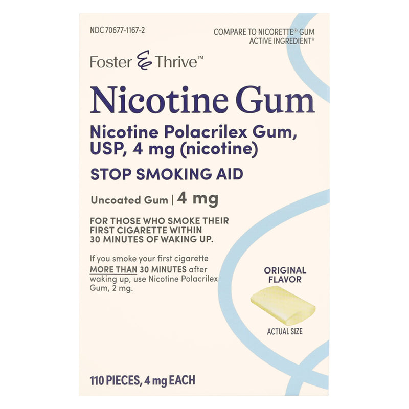 Stop Smoking Aid Foster & Thrive™ 4 mg Strength Gum