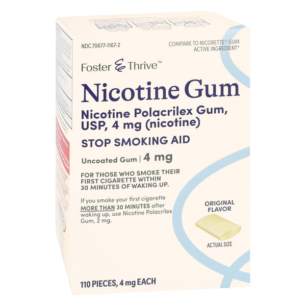 Stop Smoking Aid Foster & Thrive™ 4 mg Strength Gum