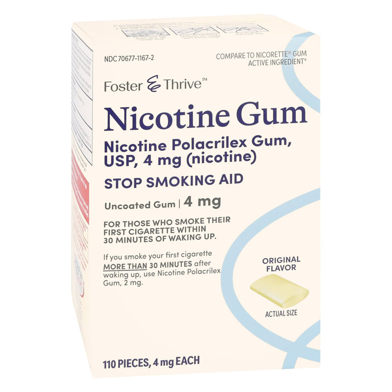 Stop Smoking Aid Foster & Thrive™ 4 mg Strength Gum