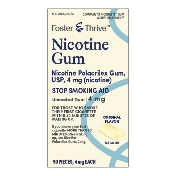 Stop Smoking Aid Foster & Thrive™ 4 mg Strength Gum