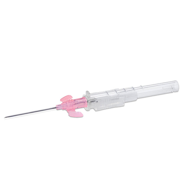 Peripheral IV Catheter Prevent® SLS 20 Gauge 1 Inch Polyurethane Winged Hub Non Blood Control Sliding Safety