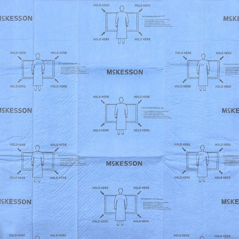 Disposable Underpad McKesson 30 X 36 Inch Super Absorbent Polymer Heavy Absorbency