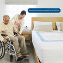 Disposable Underpad McKesson 30 X 36 Inch Super Absorbent Polymer Heavy Absorbency