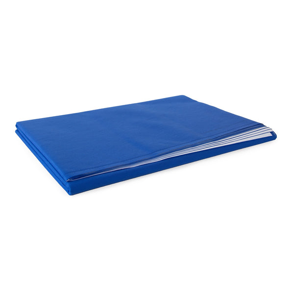 McKesson Sterilization Wrap White / Blue 48 X 48 Inch Dual Layer SMS Polypropylene
