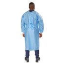 Protective Procedure Gown McKesson X-Large Blue NonSterile Not Rated Disposable