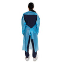 Protective Procedure Gown McKesson One Size Fits Most Blue NonSterile Not Rated Disposable
