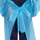 Protective Procedure Gown McKesson One Size Fits Most Blue NonSterile Not Rated Disposable