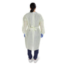 Protective Procedure Gown McKesson One Size Fits Most Yellow NonSterile AAMI Level 2 Disposable