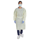 Protective Procedure Gown McKesson X-Large Yellow NonSterile AAMI Level 2 Disposable