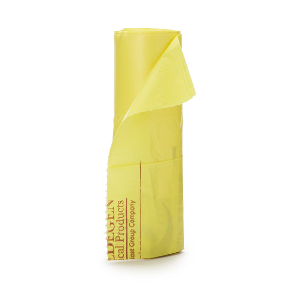 Infectious Linen Bag McKesson 30 to 33 gal. Yellow Polyethylene 8 X 23 X 41 Inch