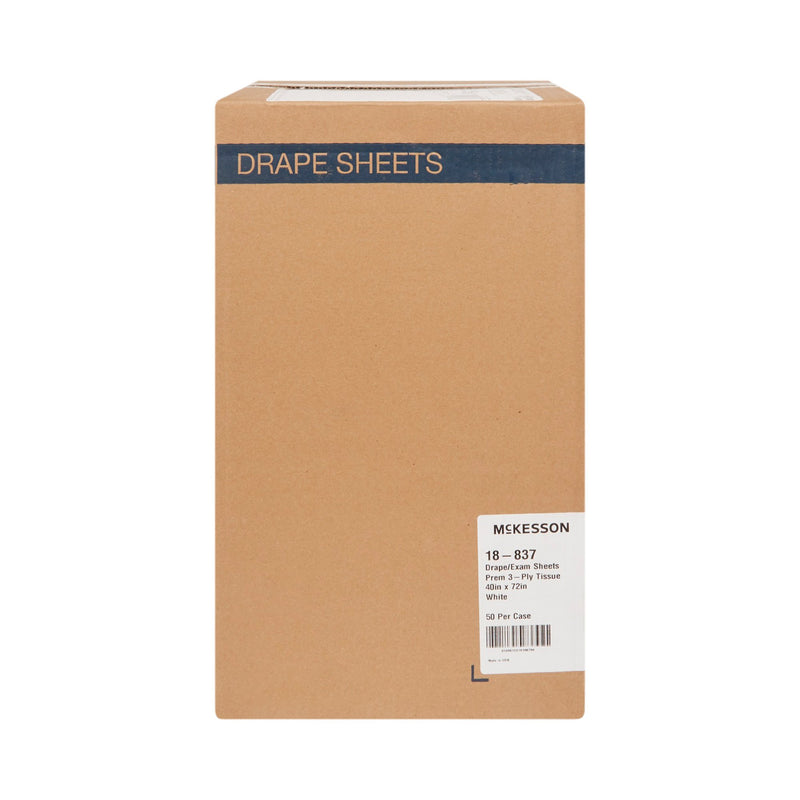 General Purpose Drape McKesson Physical Exam Drape 40 W X 72 L Inch NonSterile