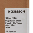 General Purpose Drape McKesson Physical Exam Drape 40 W X 48 L Inch NonSterile