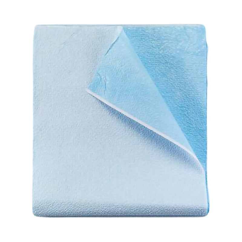 Stretcher Sheet McKesson Flat 40 W X 72 L Inch Blue 50% Cellulose Tissue / 50% Polyethylene Film Disposable