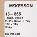 Procedure Towel McKesson 13 W X 18 L Inch White NonSterile