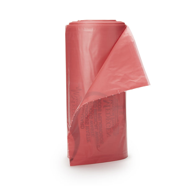 Biohazard Waste Bag McKesson 30 to 33 gal. Red LLDPE 31 X 41 Inch