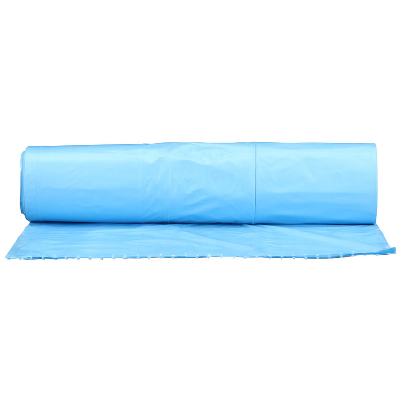 Kick Bucket Waste Bag McKesson 7 to 10 gal. Light Blue Polyethylene 8 X 12 X 24 Inch
