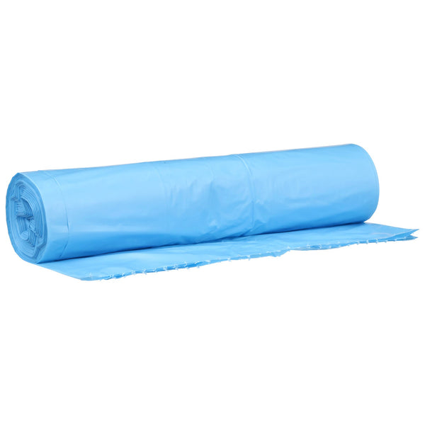 Kick Bucket Waste Bag McKesson 7 to 10 gal. Light Blue Polyethylene 8 X 12 X 24 Inch