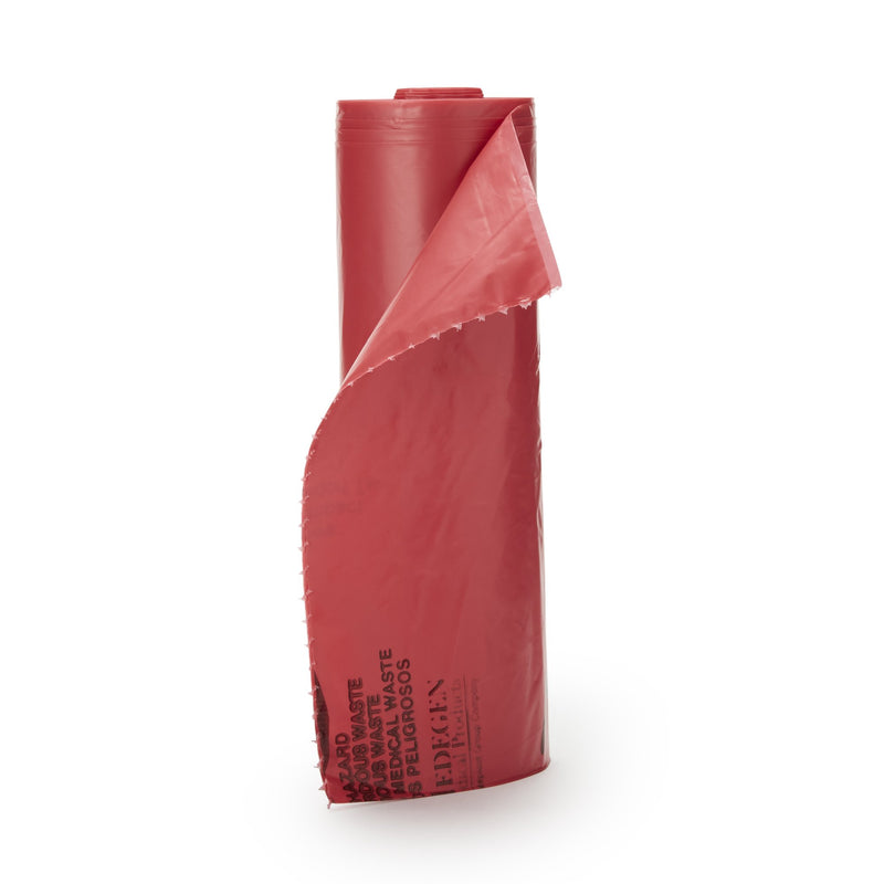Biohazard Waste Bag McKesson 40 to 45 gal. Red Polyethylene 40 X 46 Inch