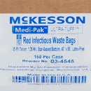 Biohazard Waste Bag McKesson 45 to 55 gal. Red Polyethylene 40 X 55 Inch