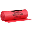 Biohazard Waste Bag McKesson 30 to 33 gal. Red Polymer Film 33 X 40 Inch