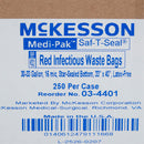 Biohazard Waste Bag McKesson 30 to 33 gal. Red Polymer Film 33 X 40 Inch