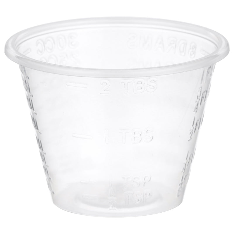 Medicine Cup McKesson 1 oz. Clear Plastic Disposable NonSterile