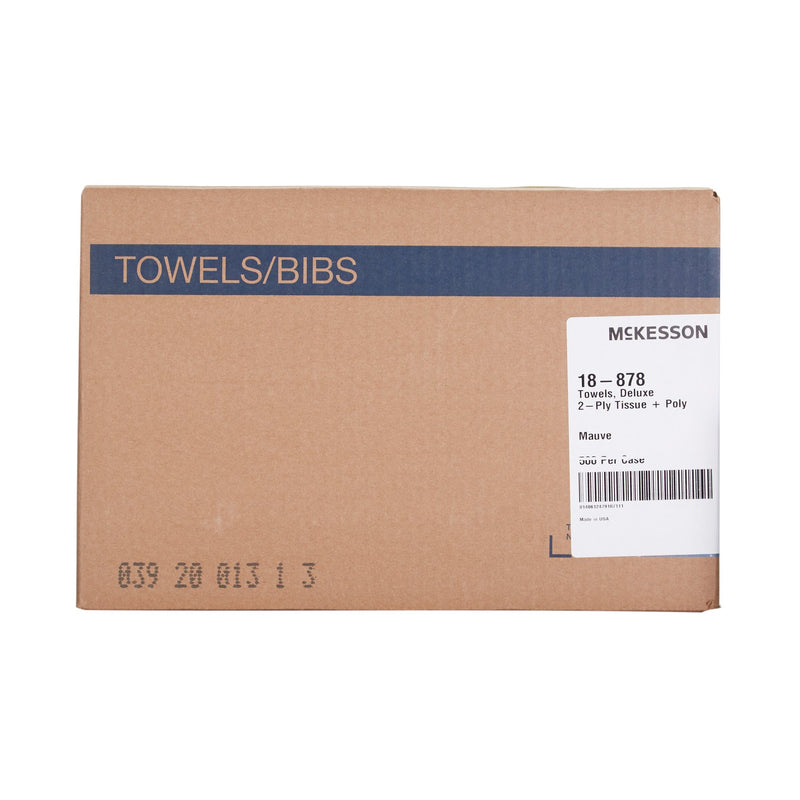 Procedure Towel McKesson 13 W X 18 L Inch Mauve NonSterile