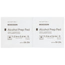 Alcohol Prep Pad McKesson 70% Strength Isopropyl Alcohol Individual Packet Medium Sterile