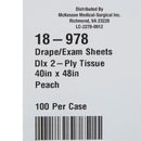 General Purpose Drape McKesson Physical Exam Drape 40 W X 48 L Inch NonSterile