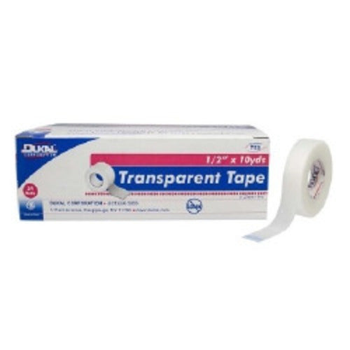 Dukal Medical Tape 1" x 10 Yard Transparent NonSterile, 144 EA/CS