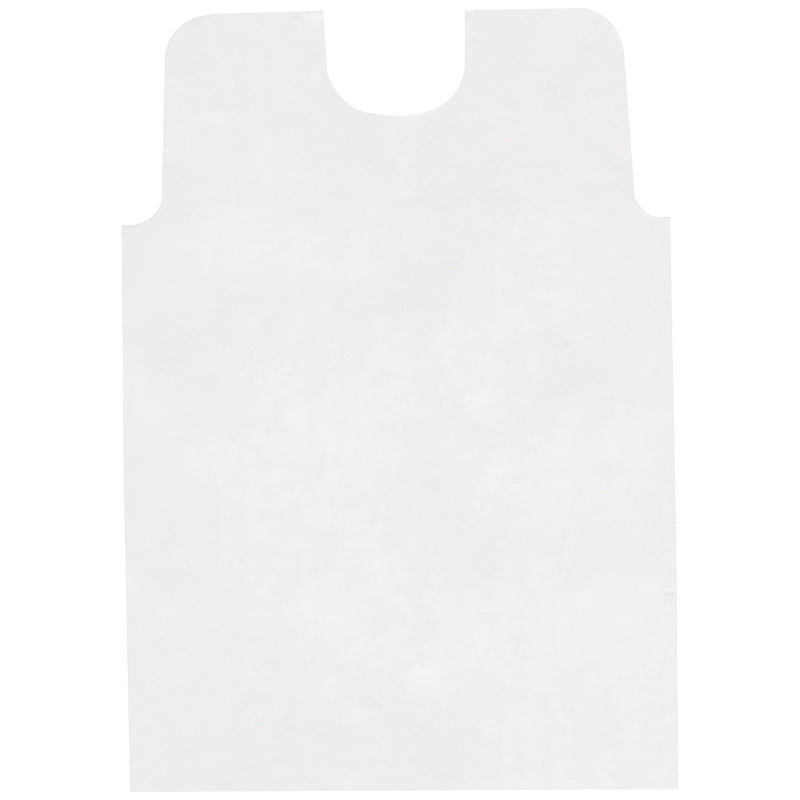 Patient Exam Gown McKesson One Size Fits Most White Disposable