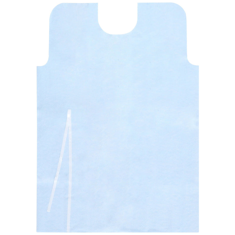 Patient Exam Gown McKesson One Size Fits Most Blue Disposable