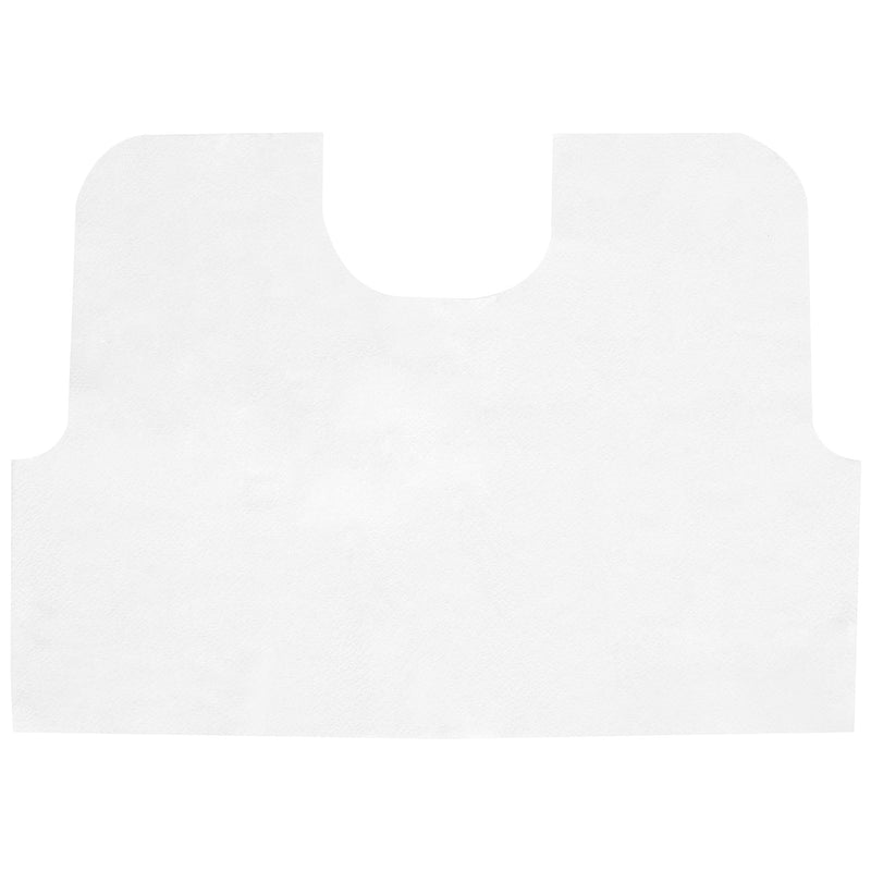 Exam Cape McKesson White Front / Back Opening Without Closure Unisex
