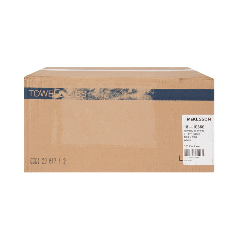 Procedure Towel McKesson 13 W X 18 L Inch White NonSterile
