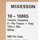 Procedure Towel McKesson 13 W X 18 L Inch White NonSterile