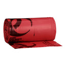 Biohazard Waste Bag McKesson 7 to 10 gal. Red Polymer Film 24 X 24 Inch
