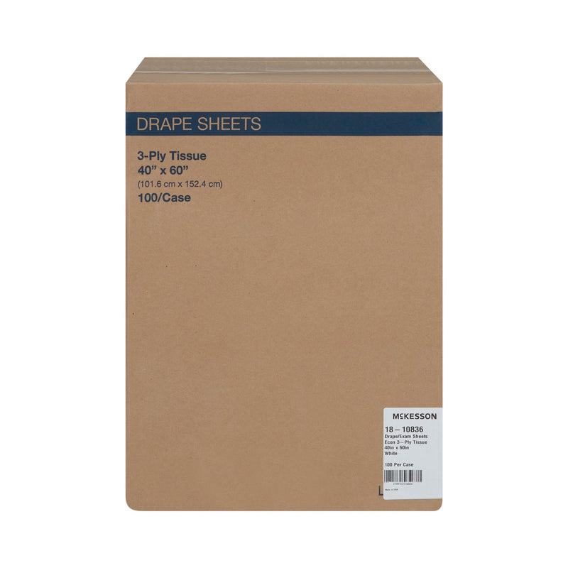 General Purpose Drape McKesson Physical Exam Drape 40 W X 60 L Inch NonSterile
