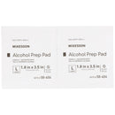 Alcohol Prep Pad McKesson 70% Strength Isopropyl Alcohol Individual Packet Large Sterile