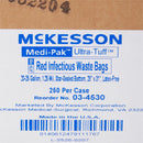 Biohazard Waste Bag McKesson 20 to 25 gal. Red Polyethylene 28 X 31 Inch