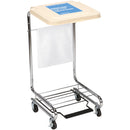 Hamper Stand McKesson Soiled Linen Rectangular Opening 30 to 33 gal. Capacity Foot Pedal Self-Closing Lid