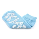 Slipper Socks McKesson Terries™ Unisex Child Single Tread Single Patient Use Light Blue