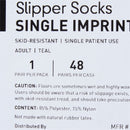 Slipper Socks McKesson Terries™ Unisex Adult Large Single Tread Single Patient Use Teal