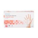 Exam Glove McKesson Small NonSterile Vinyl Standard Cuff Length Smooth Clear Not Rated