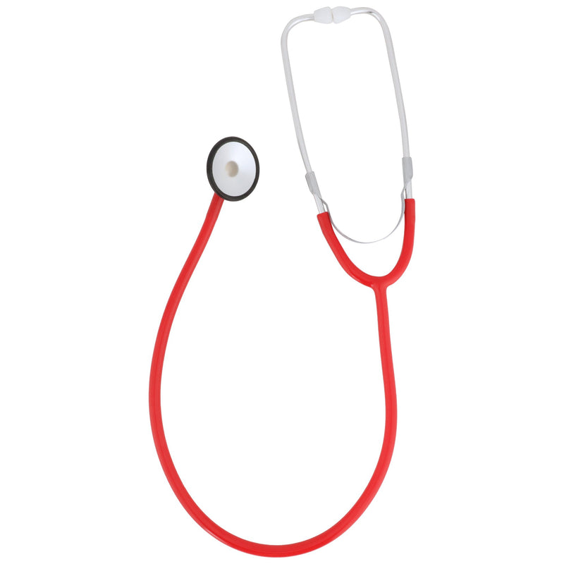 General Exam Stethoscope McKesson Red 1-Tube 21 Inch Tube Single Sided Chestpiece