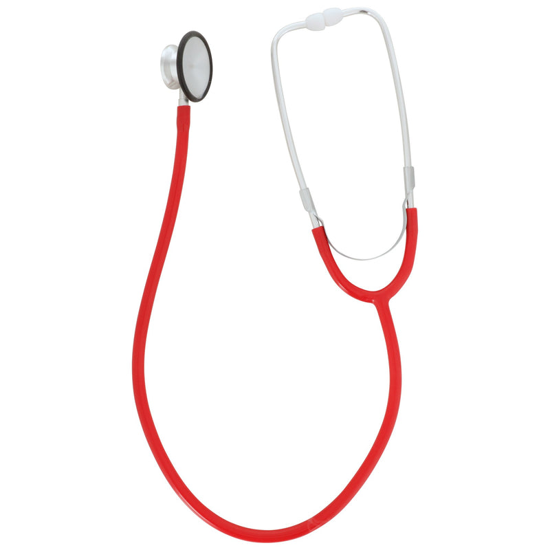 General Exam Stethoscope McKesson Red 1-Tube 22 Inch Tube Double Sided Chestpiece