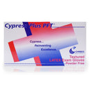 Exam Glove Cypress Plus® PFT Small NonSterile Latex Standard Cuff Length Fully Textured Ivory Not Rated