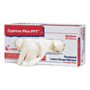 Exam Glove Cypress Plus® PFT Large NonSterile Latex Standard Cuff Length Fully Textured Ivory Not Rated