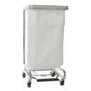 Hamper Stand McKesson Surgery Soiled Linen Rectangular Opening 30 to 33 gal. Capacity Foot Pedal Self-Closing Lid