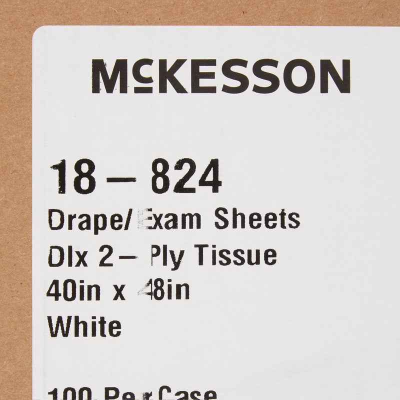 General Purpose Drape McKesson Physical Exam Drape 40 W X 48 L Inch NonSterile
