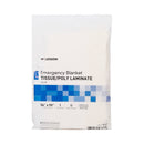 Emergency Blanket McKesson 56 X 90 Inch Tissue / Poly Laminate 10 oz.